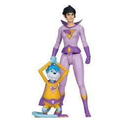 DC Retro Super Friends Figura Jayna & Gleek (Red Platinum Edition) 15 cm