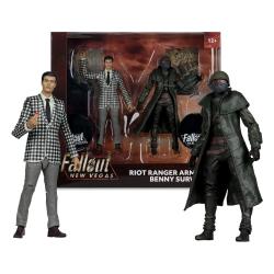 Fallout: New Vegas Pack de 2 Figuras Riot Ranger Armor & Benny Survivor 18 cm