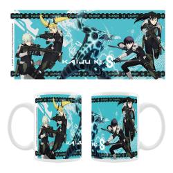 Kaiju No. 8 Taza Cerámica Kaiju No. 8, Reno Ichikawa, Soshiro Hoshina, Mina Ashira, Kikoru Shinomiya Season 2