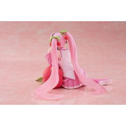 Hatsune Miku Estatua PVC Desktop Cute Figure Sakura Miku Cherry Cushion Ver. 13 cm