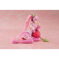 Hatsune Miku Estatua PVC Desktop Cute Figure Sakura Miku Cherry Cushion Ver. 13 cm