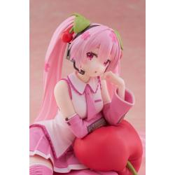 Hatsune Miku Estatua PVC Desktop Cute Figure Sakura Miku Cherry Cushion Ver. 13 cm