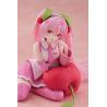 Hatsune Miku Estatua PVC Desktop Cute Figure Sakura Miku Cherry Cushion Ver. 13 cm