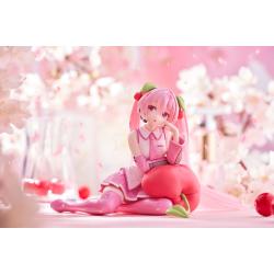 Hatsune Miku Estatua PVC Desktop Cute Figure Sakura Miku Cherry Cushion Ver. 13 cm