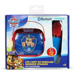 Altavoz y Micro Karaoke LED Patrulla Canina Paw Patrol