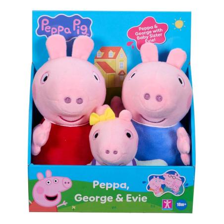 Peppa Pig Peluche 3er Pack