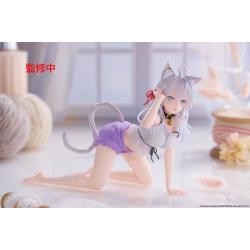 Alya Sometimes Hides Her Feelings in Russian Estatua PVC Desktop Cute Figure Alya Cat Ear Roomwear Ver. 13 cm