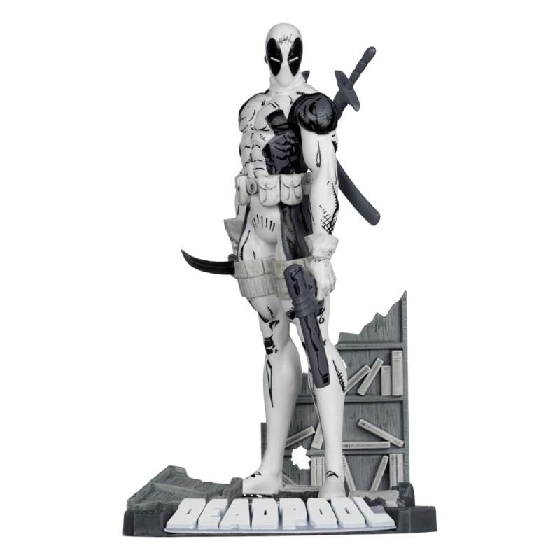 Marvel Collection Estatua PVC 1/10 Deadpool (The New Mutants #98) (Line Art) (Gold Label) 17 cm