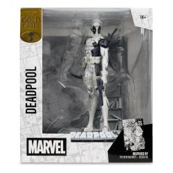 Marvel Collection Estatua PVC 1/10 Deadpool (The New Mutants #98) (Line Art) (Gold Label) 17 cm