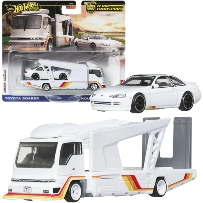 Hot Wheels Premium Camión de Ttansporte KOUSOKU HAULER - TOYOTA SOARER