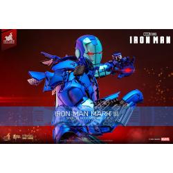 Iron Man Movie Masterpiece Diecast 1/6 Iron Man Mark III (Stealth Mode Ver.) 2.0 Hot Toys Exclusive 33 cm