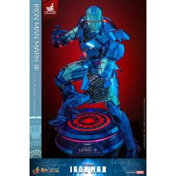 Iron Man Movie Masterpiece Diecast 1/6 Iron Man Mark III (Stealth Mode Ver.) 2.0 Hot Toys Exclusive 33 cm
