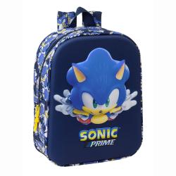 Mochila 3D City Sonic Prime 27cm