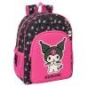 Mochila Kuromi Hello Kitty adaptable 42cm