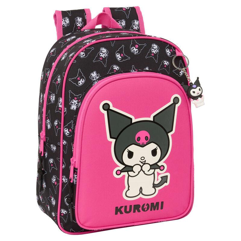 Mochila Kuromi Hello Kitty adaptable 34cm