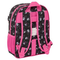 Mochila Kuromi Hello Kitty adaptable 34cm
