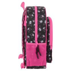 Mochila Kuromi Hello Kitty adaptable 38cm