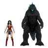 DC Justice League Monsterverse DC Multiverse Pack de 2 Figuras Wonder Woman Vs. Atomic Blast Godzilla 18 cm