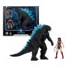 DC Justice League Monsterverse DC Multiverse Pack de 2 Figuras Wonder Woman Vs. Atomic Blast Godzilla 18 cm