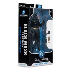DC Multiverse Figura Black Mask as Batman (Beneath the Mask) 18 cm
