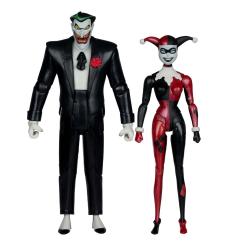 Batman: la serie animada DC Direct Figuras Harley Quinn & The Joker (Mad Love) (Gold Label) 18 cm