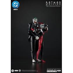 Batman: la serie animada DC Direct Figuras Harley Quinn & The Joker (Mad Love) (Gold Label) 18 cm