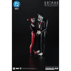 Batman: la serie animada DC Direct Figuras Harley Quinn & The Joker (Mad Love) (Gold Label) 18 cm
