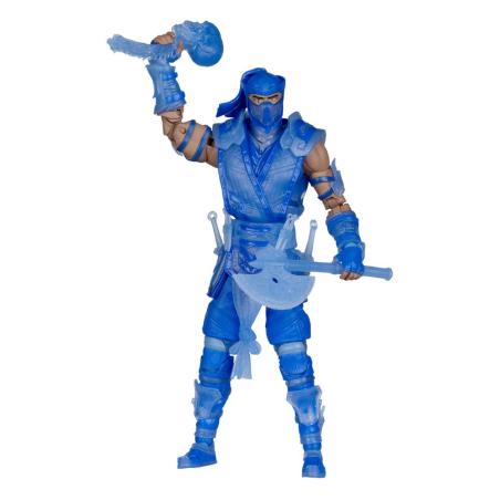 Mortal Kombat Figura Glow in the Dark Edition Sub-Zero (Gold Label) 18 cm