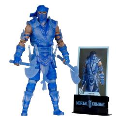 Mortal Kombat Figura Glow in the Dark Edition Sub-Zero (Gold Label) 18 cm
