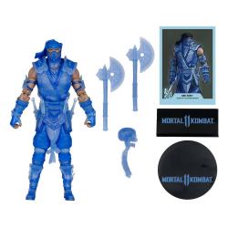 Mortal Kombat Figura Glow in the Dark Edition Sub-Zero (Gold Label) 18 cm