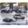 Hot Wheels Premium TEAM TRANSPORT Jaguar MK1 & LR Defender 110