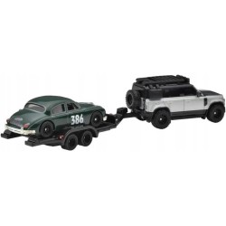 Hot Wheels FLF56 JBM29 TEAM TRANSPORT Jaguar MK1 & LR Defender 110