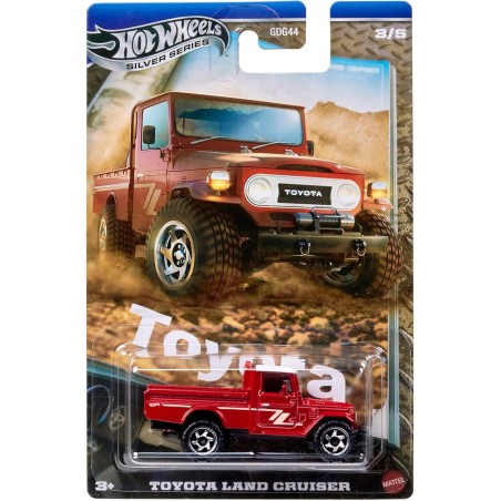 Hot Wheels Silver Series JCB73 Toyota Land Cruiser 3/5