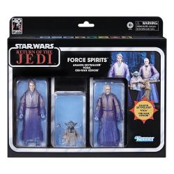 Star Wars Episode VI Black Series Pack de 3 Figuras Force Spirits 15 cm