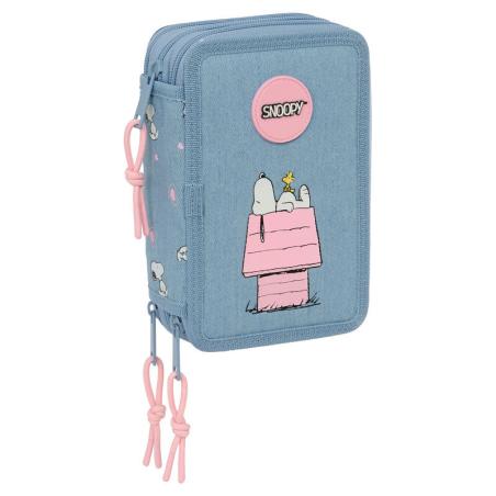 Plumier Snoopy Peanuts triple 37pzs