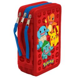 Plumier Pokemon 39pzs triple