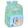 Mochila Sisters Bluey 34cm adaptable