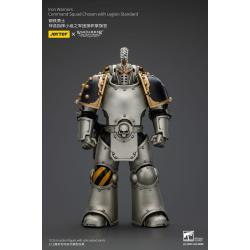 Warhammer The Horus Heresy Figura 1/18 lron Warriors Command Squad Chosen with Legion Standard 12 cm