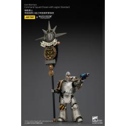 Warhammer The Horus Heresy Figura 1/18 lron Warriors Command Squad Chosen with Legion Standard 12 cm