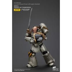 Warhammer The Horus Heresy Figura 1/18 lron Warriors Command Squad Chosen with Legion Standard 12 cm