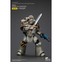 Warhammer The Horus Heresy Figura 1/18 lron Warriors Command Squad Chosen with Legion Standard 12 cm