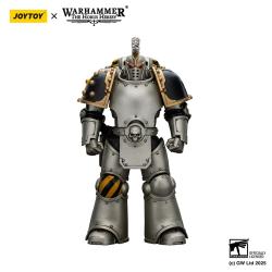 Warhammer The Horus Heresy Figura 1/18 lron Warriors Command Squad Chosen with Legion Standard 12 cm