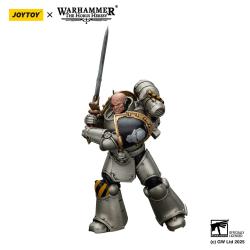 Warhammer The Horus Heresy Figura 1/18 lron Warriors Command Squad Chosen with Legion Standard 12 cm
