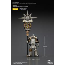 Warhammer The Horus Heresy Figura 1/18 lron Warriors Command Squad Chosen with Legion Standard 12 cm