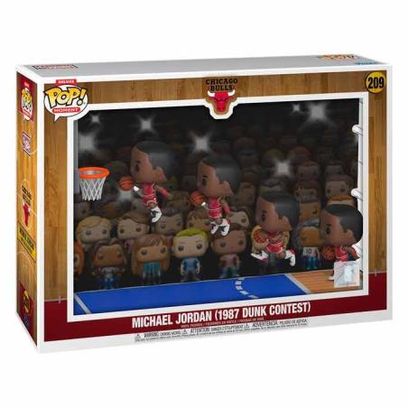Figura POP Moments Deluxe Chicago Bulls Michael Jordan 1987 Dunk Contest