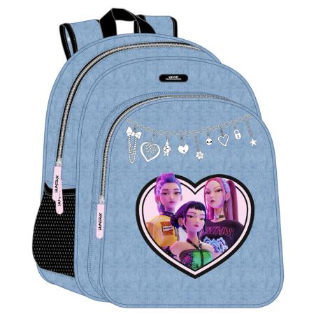 Mochila Huntrix Demon Hunters Kpop 38cm adaptable