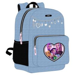 Mochila Huntrix Kpop Demon Hunters 43cm adaptable