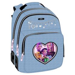 Mochila Huntrix Kpop Demon Hunters 42cm adaptable