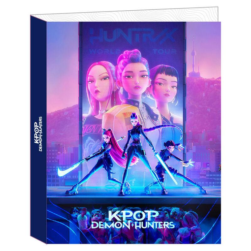 Carpeta Kpop Demon Hunters 4 anillas