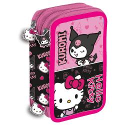 Plumier Kuromi & Hello Kitty triple